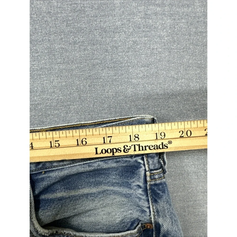 Vtg Levi's 501 Original Fit Jeans Men's 40x38 Light Wash Button Fly 100% Cotton